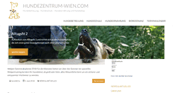 Desktop Screenshot of hundezentrum-wien.com